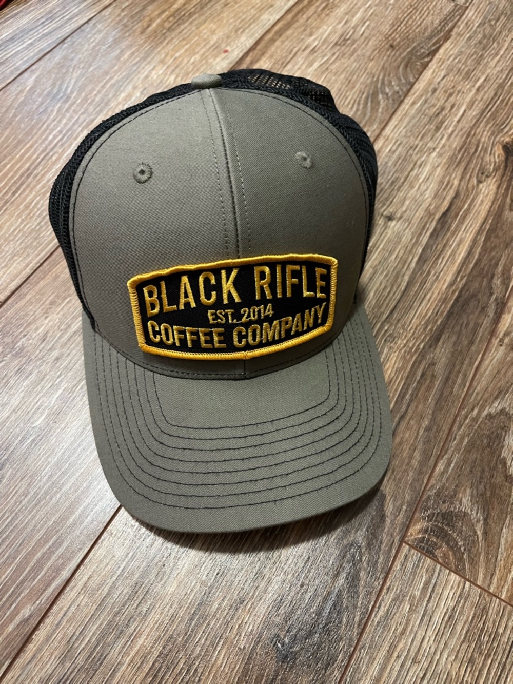 Black Rifle Coffee Company Gray & Black Mesh Trucker Hat